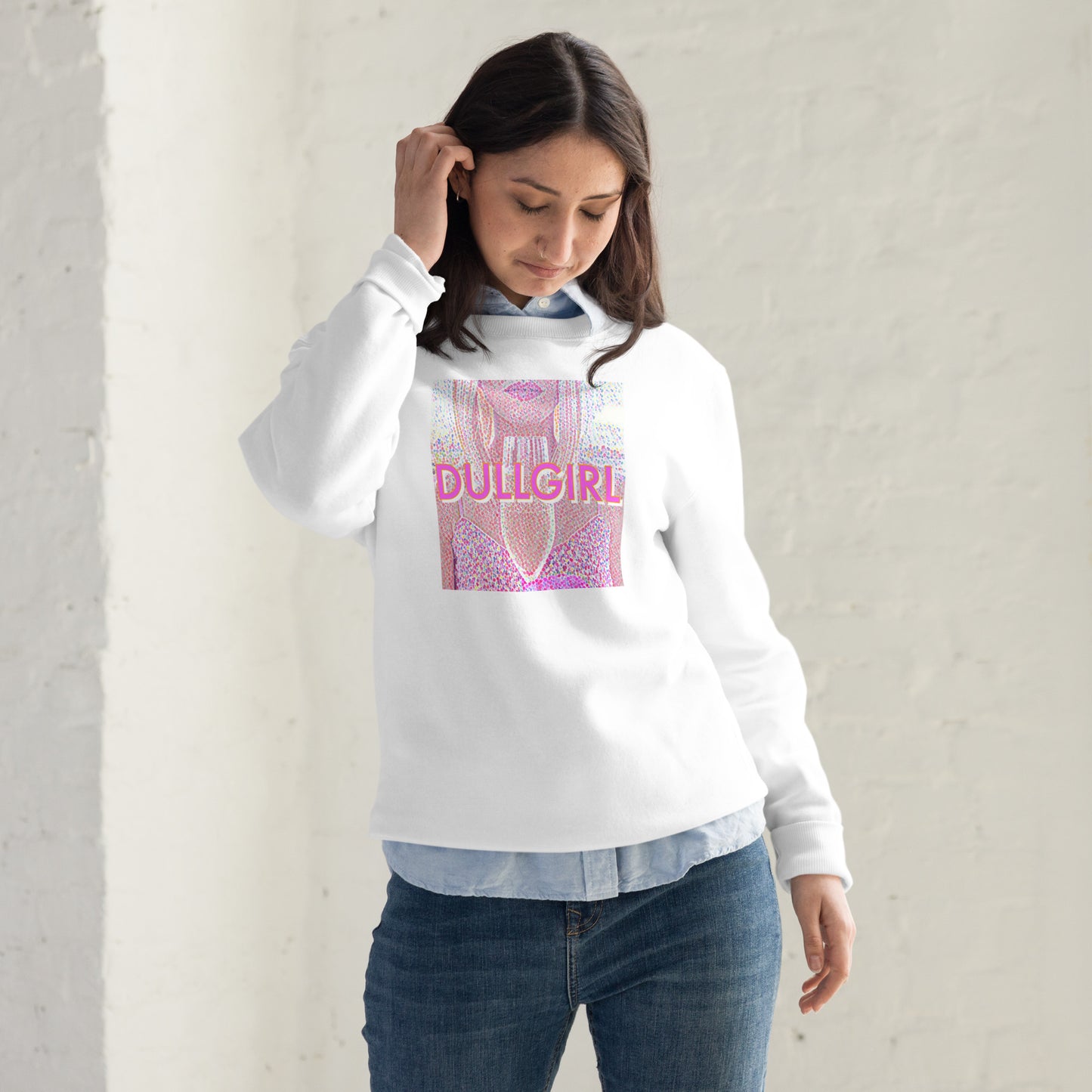 Album Cover Printed Crewneck Sweatshirt by Dullgirl
