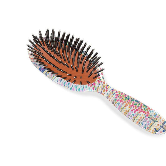 Dullgirl Hairbrush Featuring Paris Artwork