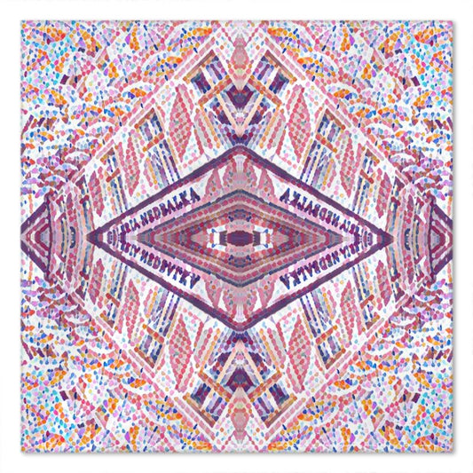 Dullgirl Pocket Square Featuring Bratislava Artwork