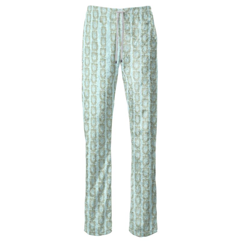 Dullgirl Velvet Lounge Pants Featuring Monogram