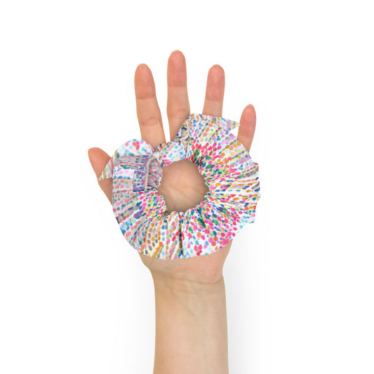 Dullgirl Scrunchie Featuring Paris Artwork