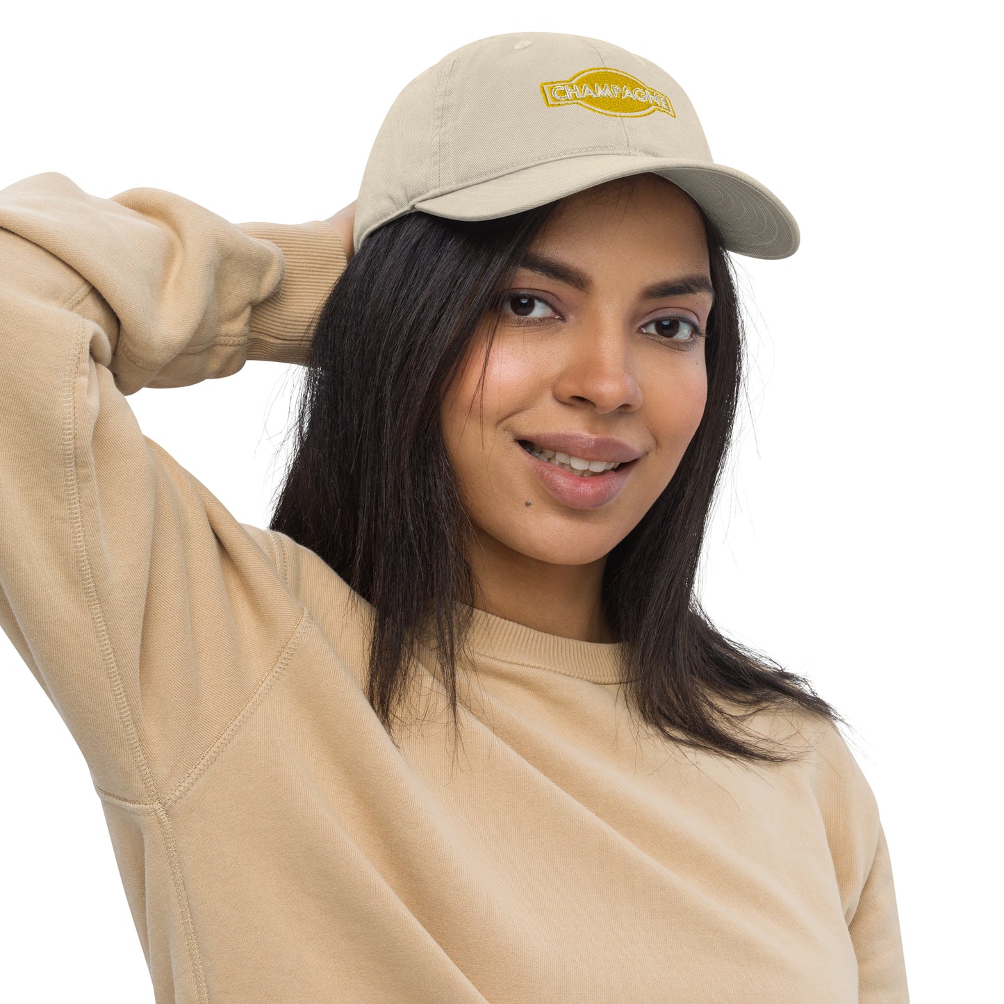Champagne Baseball Hat by Dullgirl